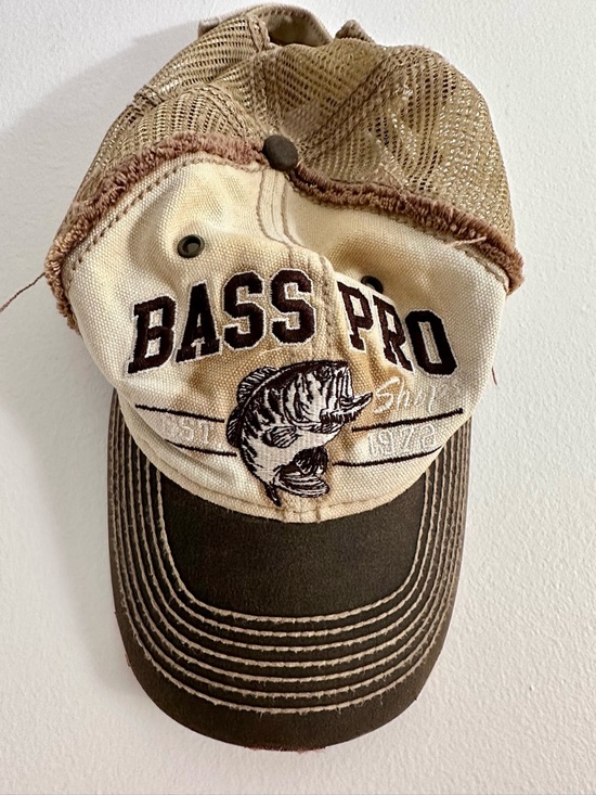 Bass Pro Shops Other - Bass Pro Shops 1972 Gone Fishing Trucker Hat Brown Tan Distressed GrandpaCore
